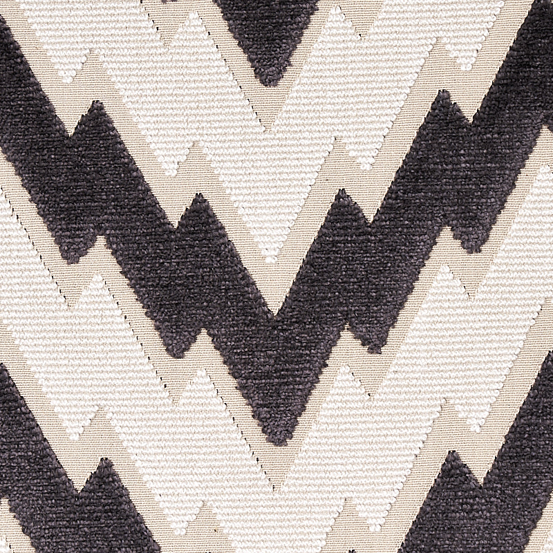 VELLUTO FIORENTINO CHEVRON | NERO