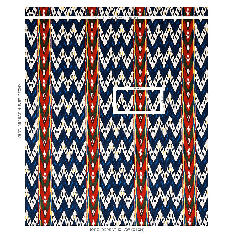 SAMAR IKAT VELLUTO | BLU