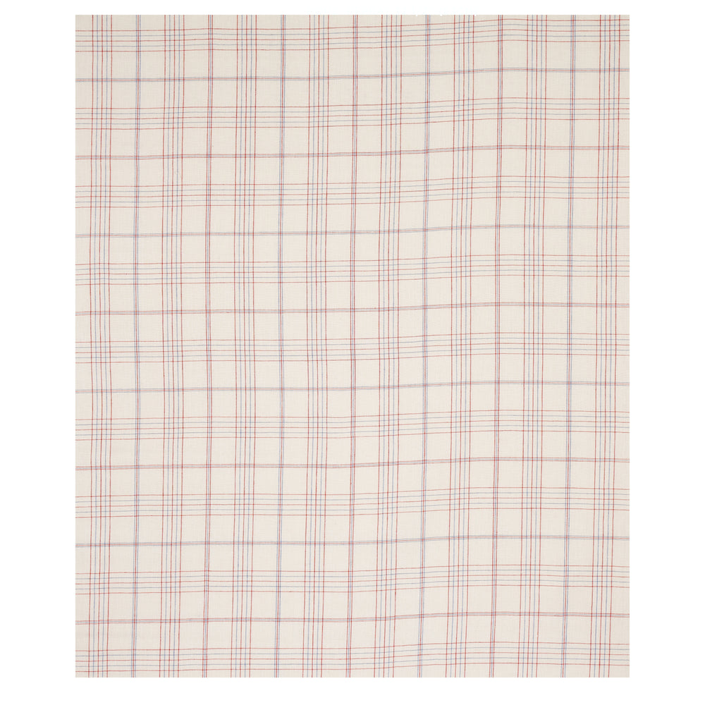 NILS PLAID IN LINO | ROSSO