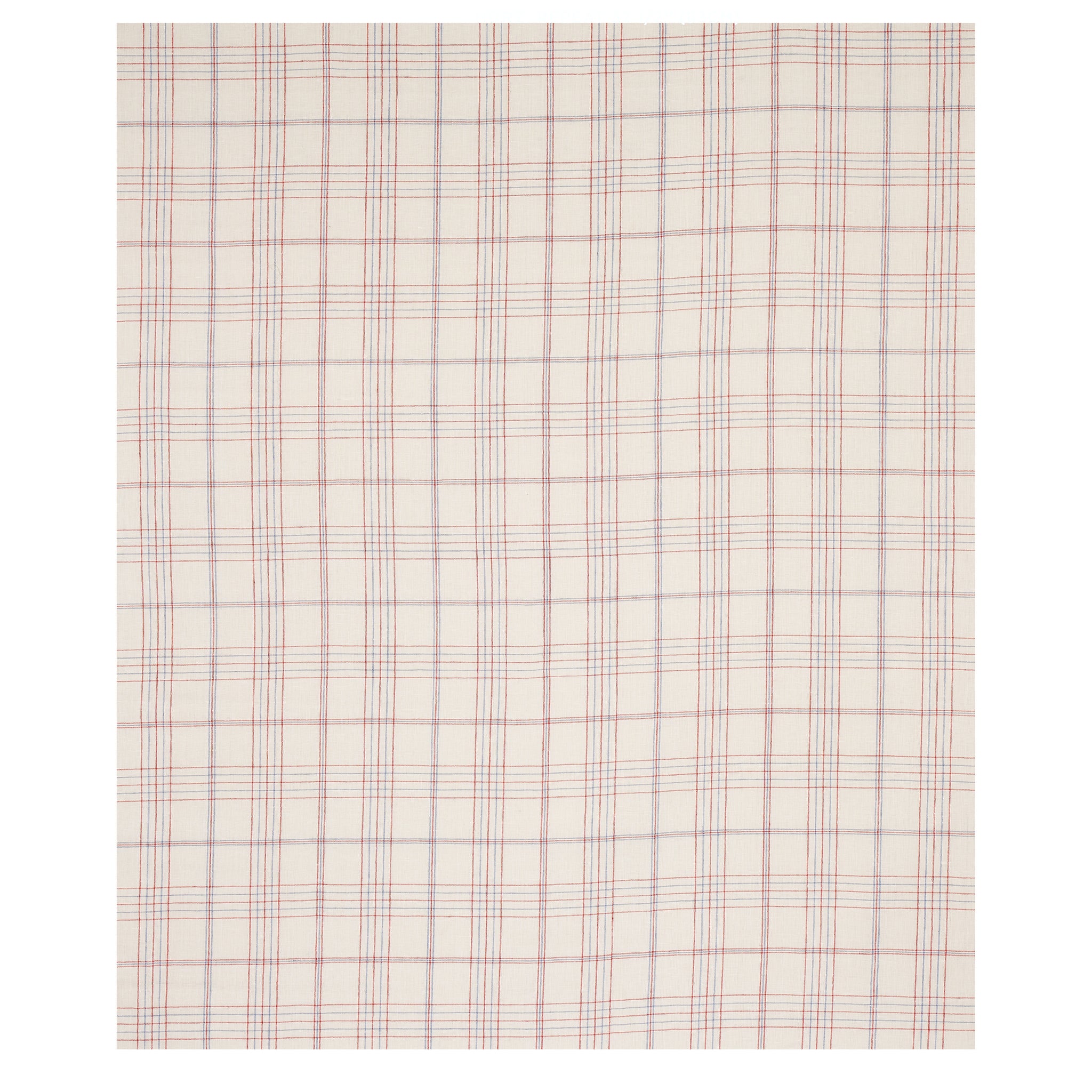 NILS PLAID IN LINO | ROSSO