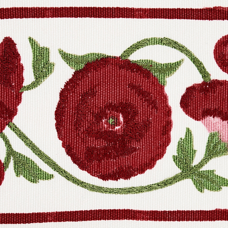Nastro ricamato con fiori Saranda | CARDINALE