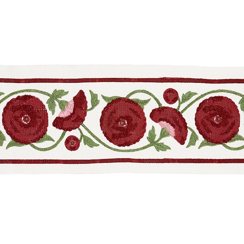 Nastro ricamato con fiori Saranda | CARDINALE