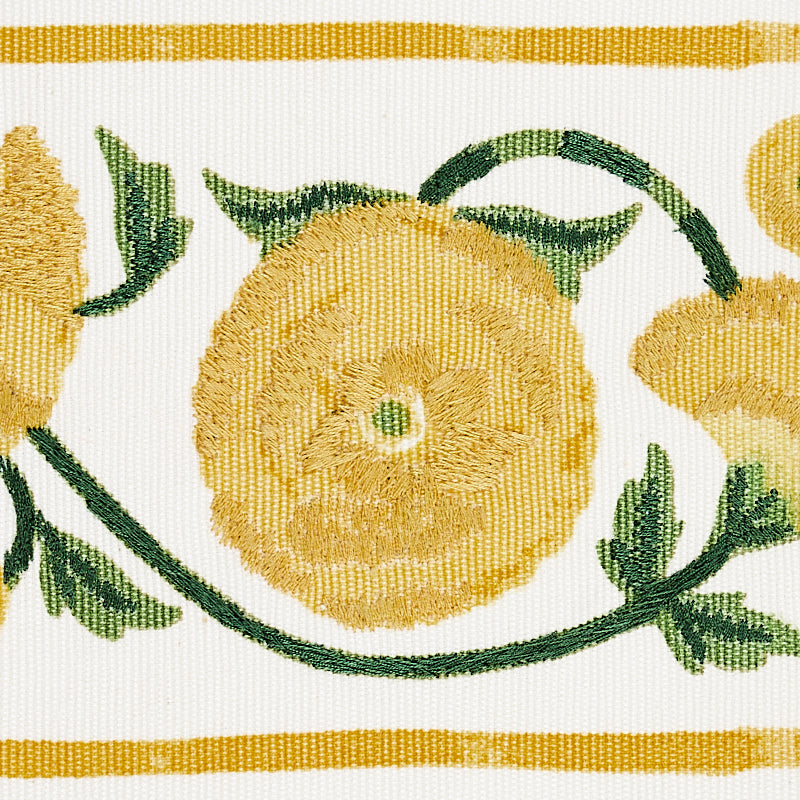 Nastro ricamato con fiori Saranda | CALENDULA