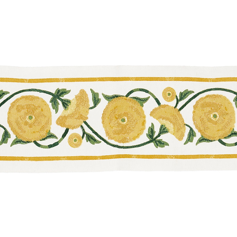Nastro ricamato con fiori Saranda | CALENDULA