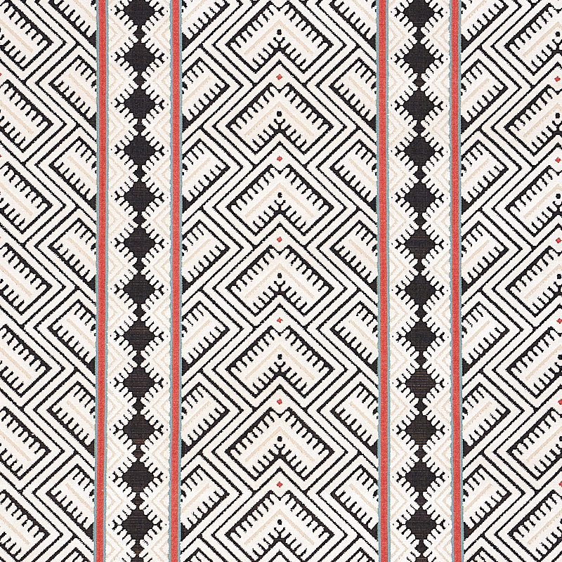 PARVIN VELVET | Black And Ivory