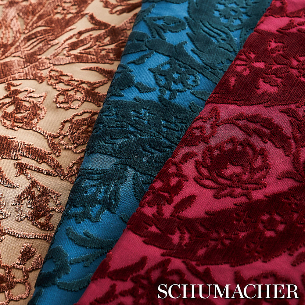 VELLUTO DI SETA SAZ PAISLEY | TERRACOTTA