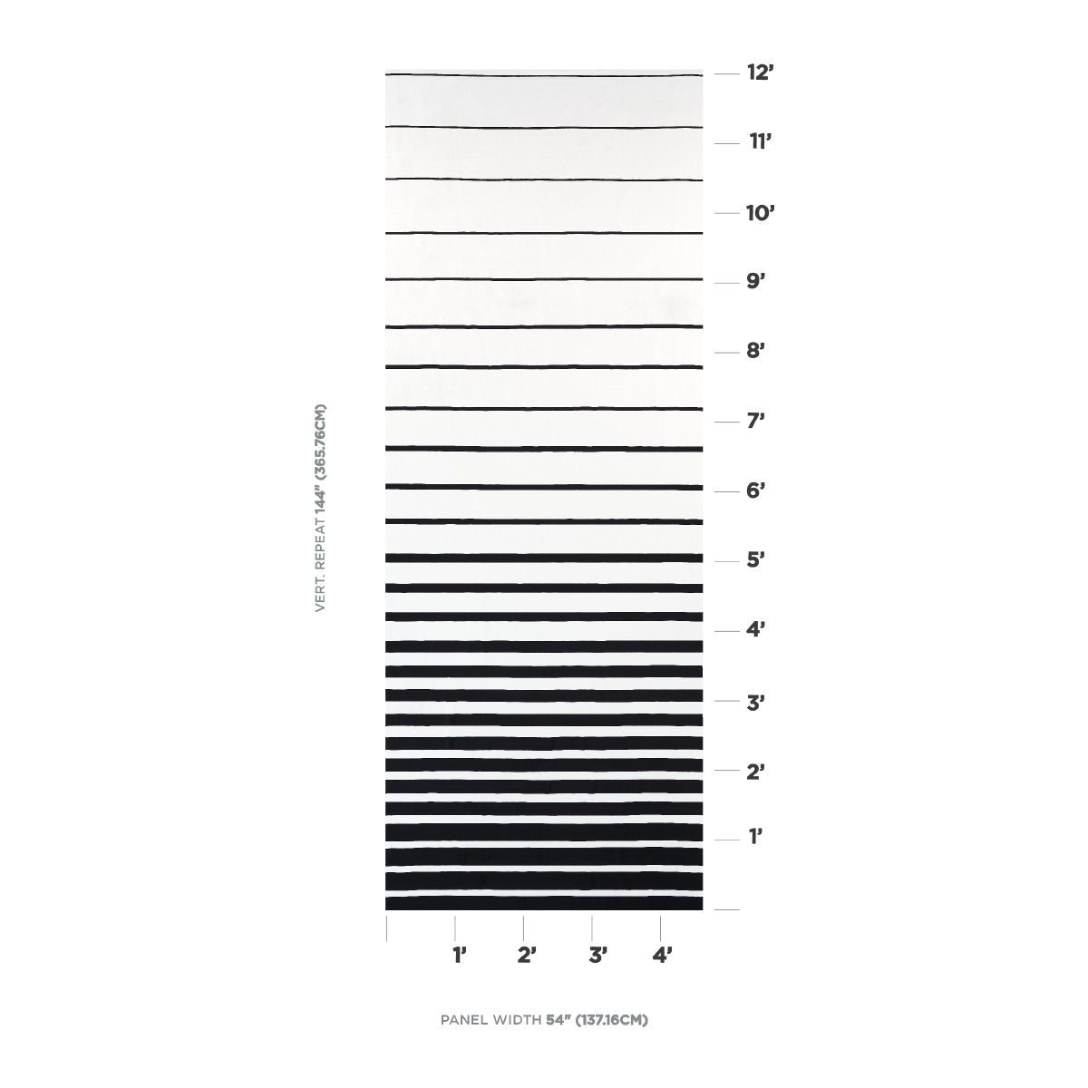 RIBBON APPLIQUÉ PANEL | Black On Ivory