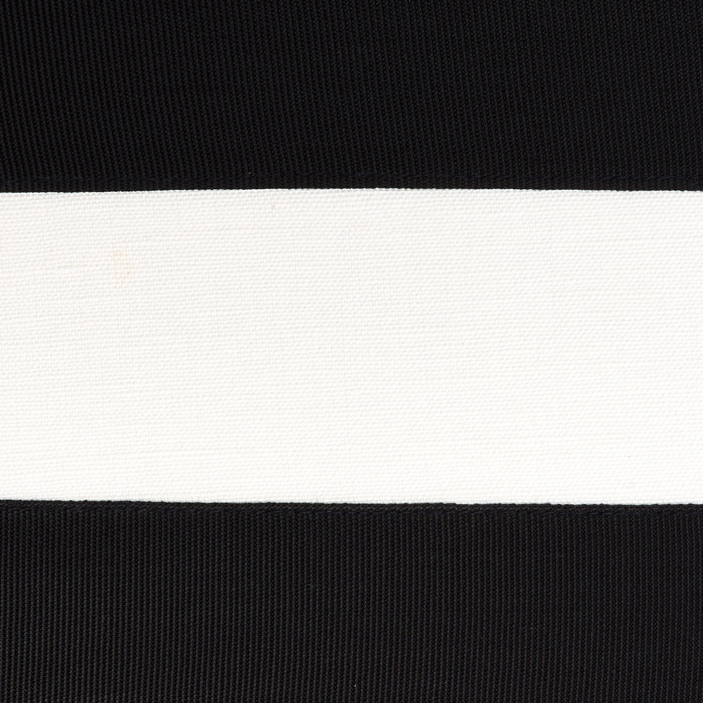 RIBBON APPLIQUÉ PANEL | Black On Ivory