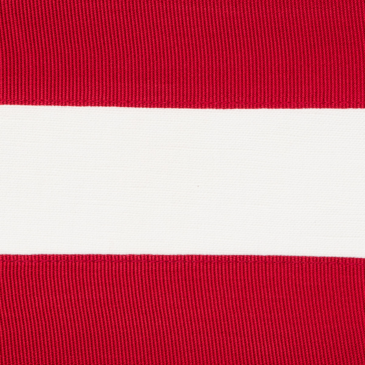RIBBON APPLIQUÉ PANEL | Red On Ivory