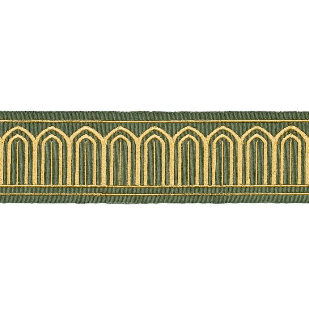 ARCHES EMBROIDERED TAPE MEDIUM | Olive