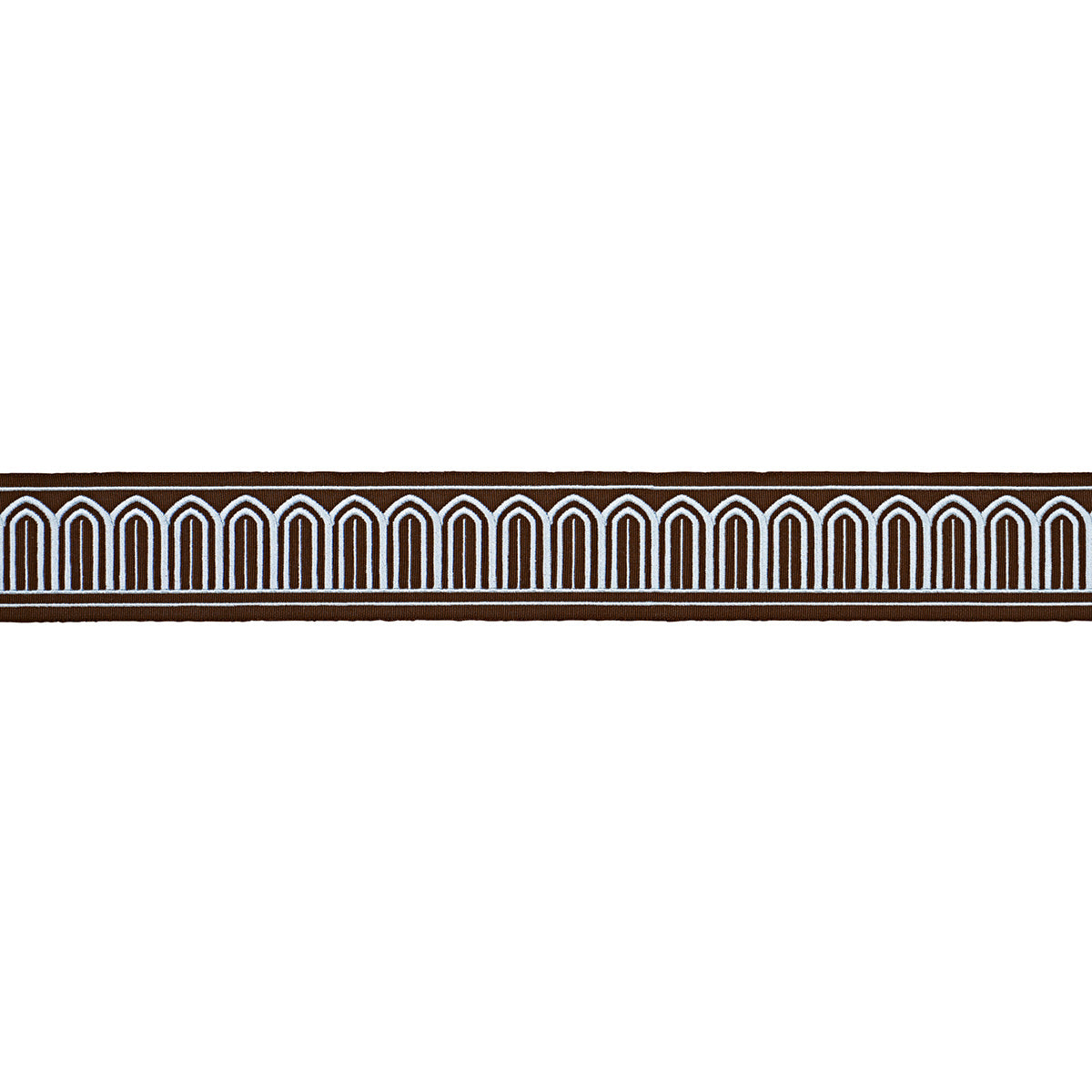 ARCHES EMBROIDERED TAPE MEDIUM | Sky On Brown