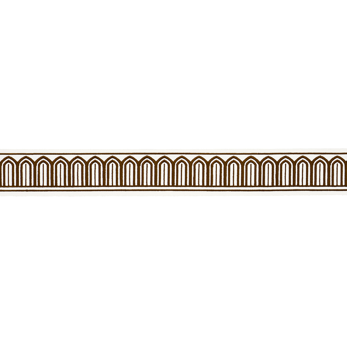ARCHES EMBROIDERED TAPE MEDIUM | Brown