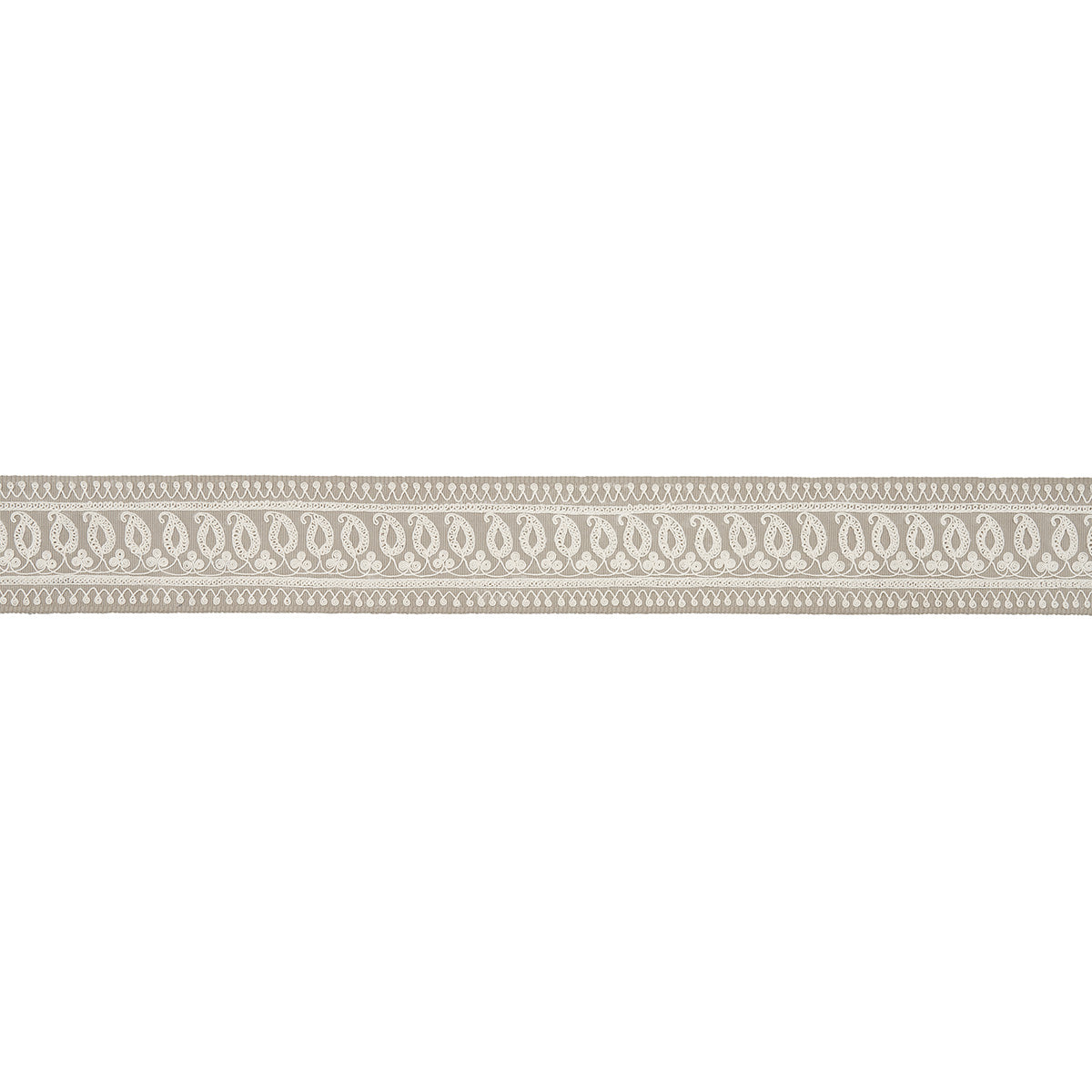 NASTRO RICAMATO PAISLEY | SABBIA