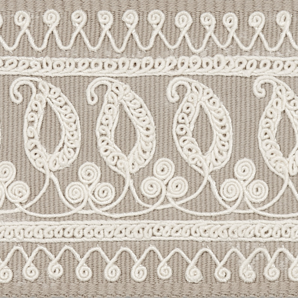 NASTRO RICAMATO PAISLEY | SABBIA