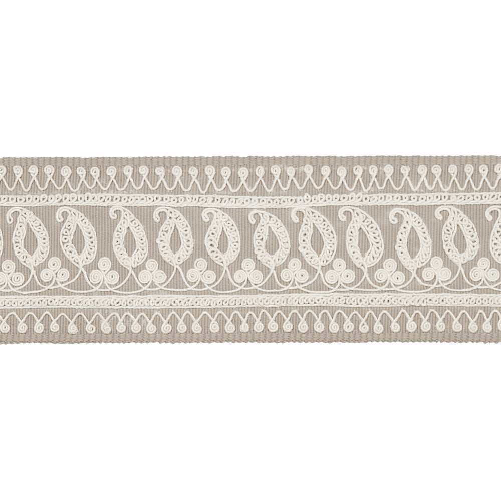NASTRO RICAMATO PAISLEY | SABBIA
