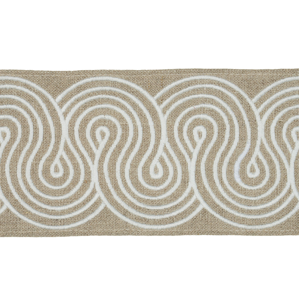 GIRALDI EMBROIDERED TRIM | Linen
