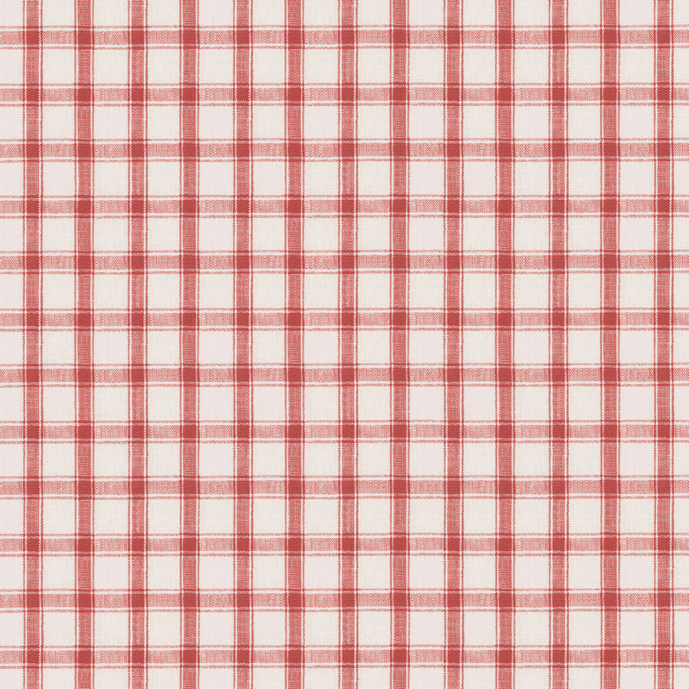 CRAWFORD LINEN CHECK | Red