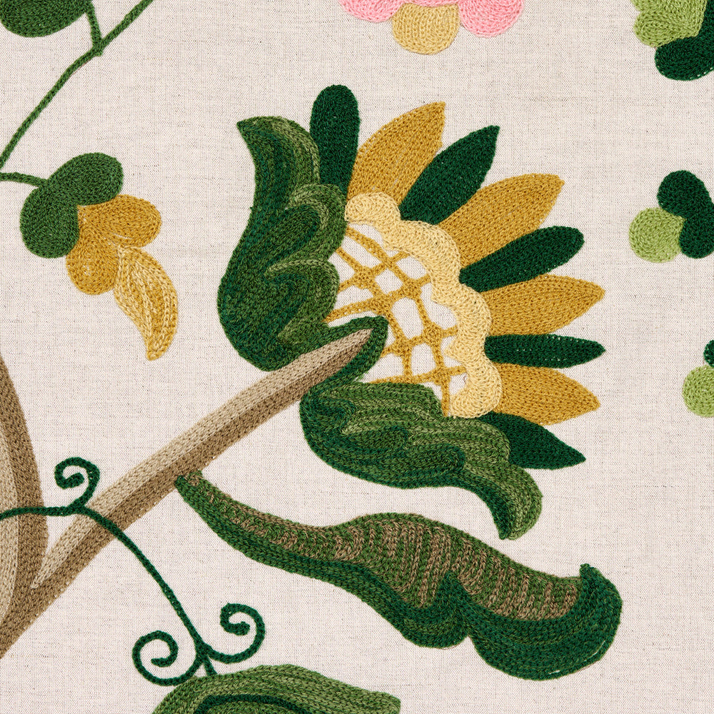 RICAMO MANDEVILLA | ROSA E VERDE