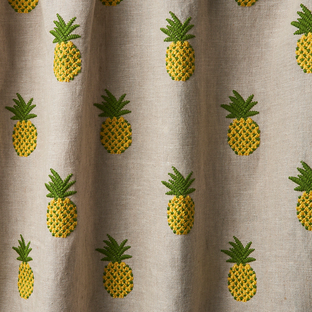 RICAMO ANANAS | VERDE SU NATURALE