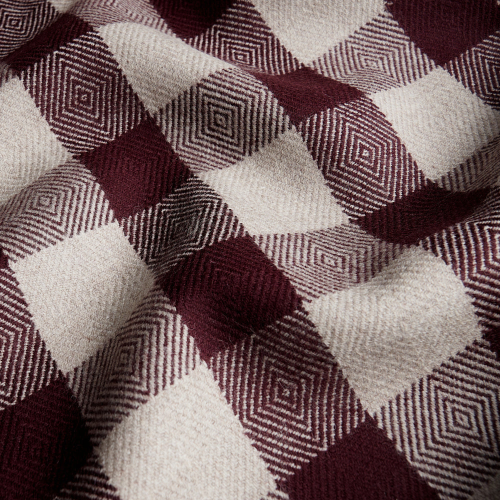 GALT WOOL CHECK | Plum