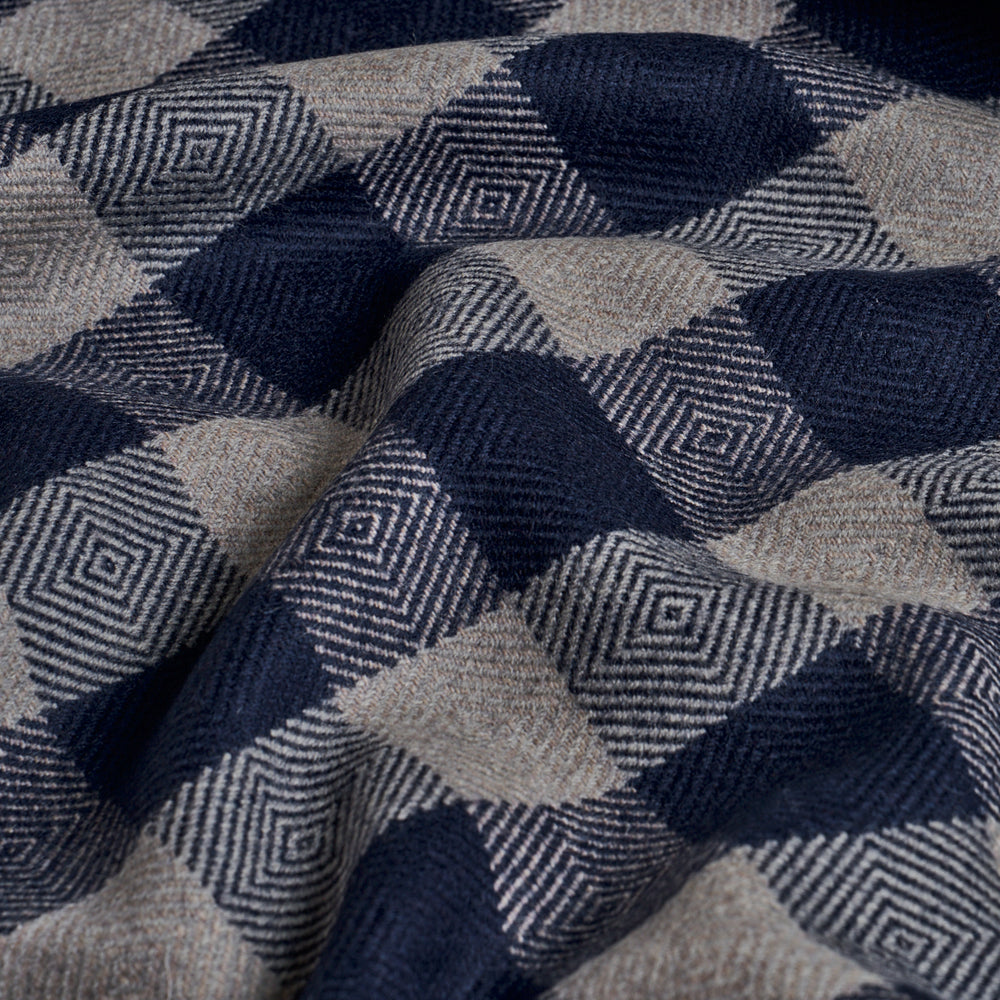 GALT WOOL CHECK | Indigo