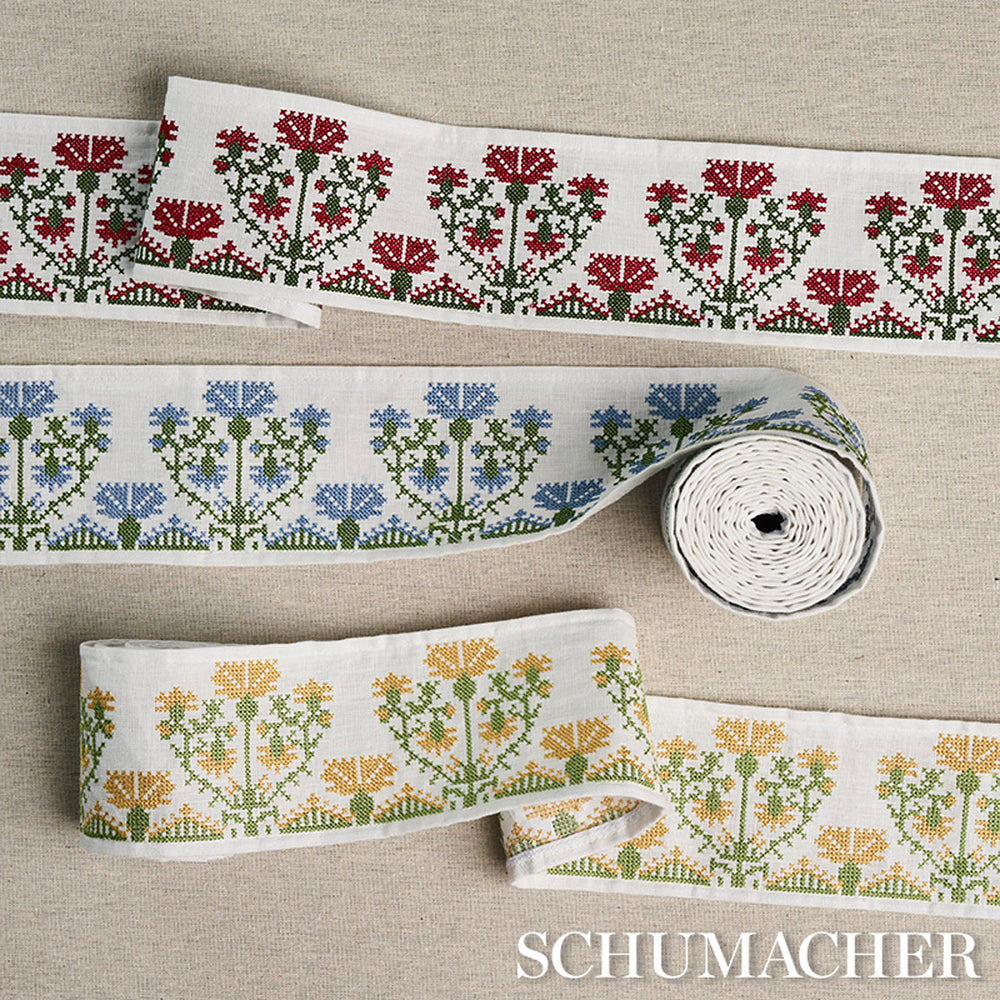 CUSTIS EMBROIDERED TAPE | Marigold