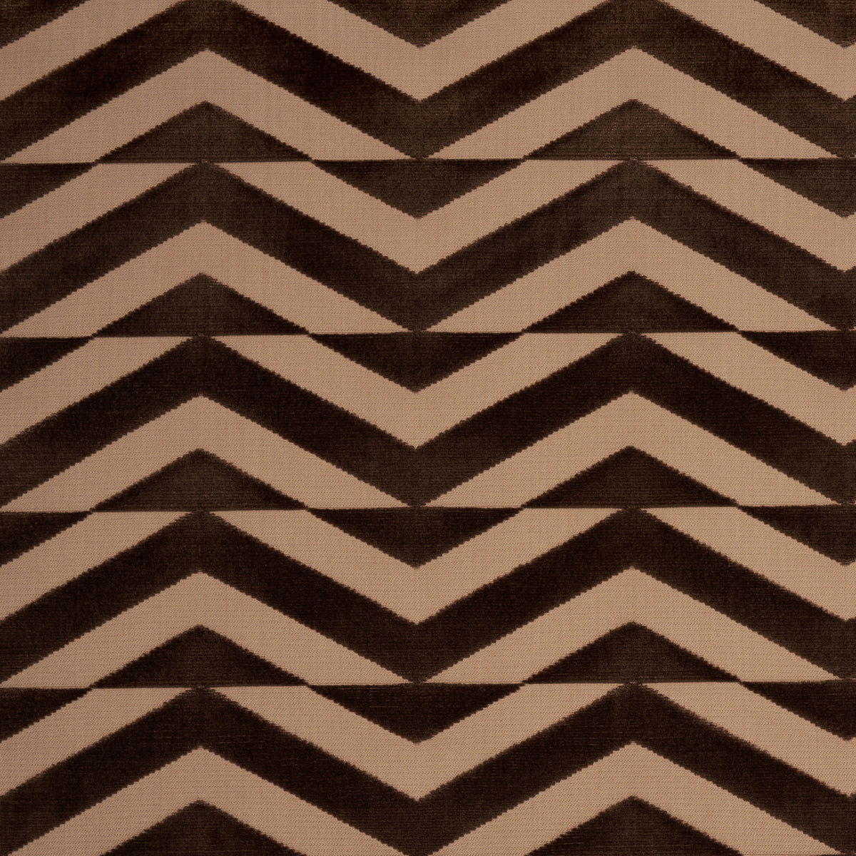 VELLUTO TAGLIO CHEVRON ROTTO | MARRONE SU CAMMELLO
