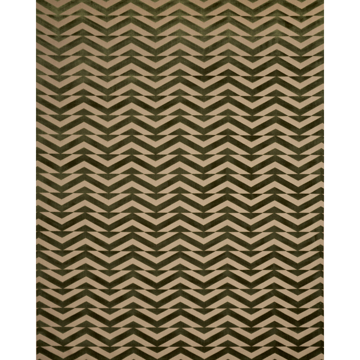 VELLUTO TAGLIO CHEVRON ROTTO | OLIVA SU CACHI