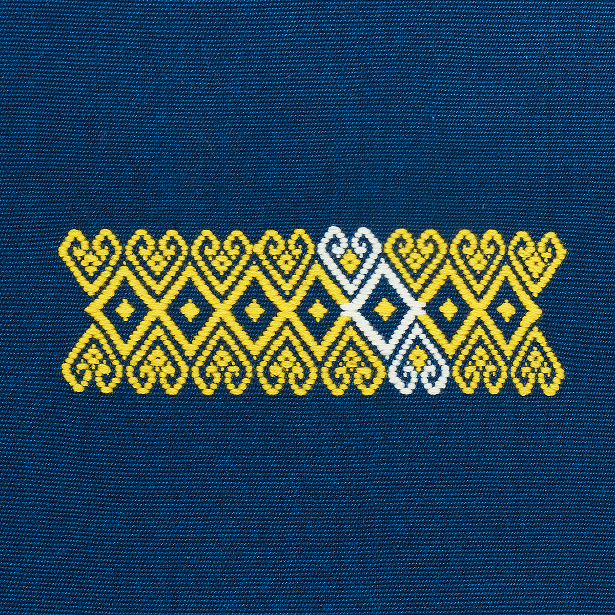 PANNELLO TESSUTO A MANO BALAMIL | MULTI SUL BLU MARINO