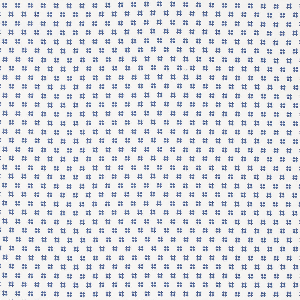 RICAMO TANDIE | BLU SU AVORIO