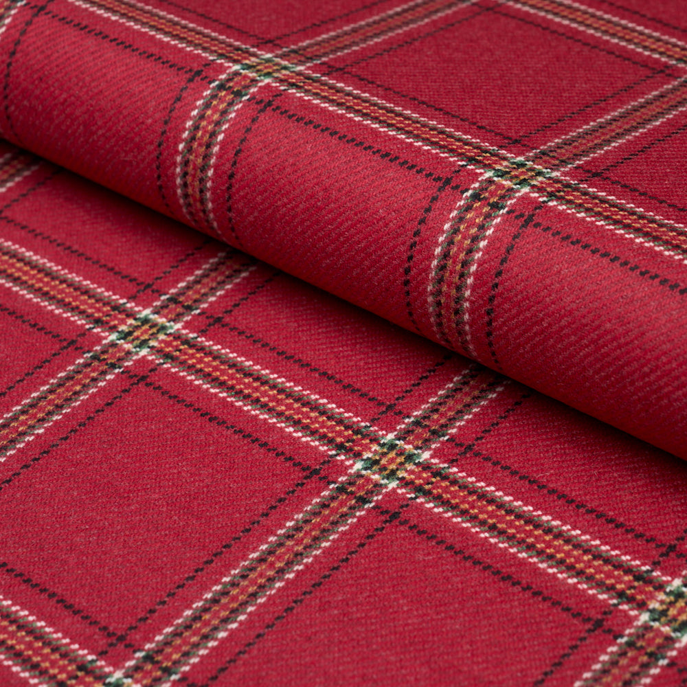 BLACKBURN MERINO PLAID | Crimson