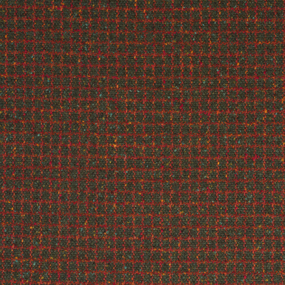 HUDSON WOOL CHECK | Forest Green