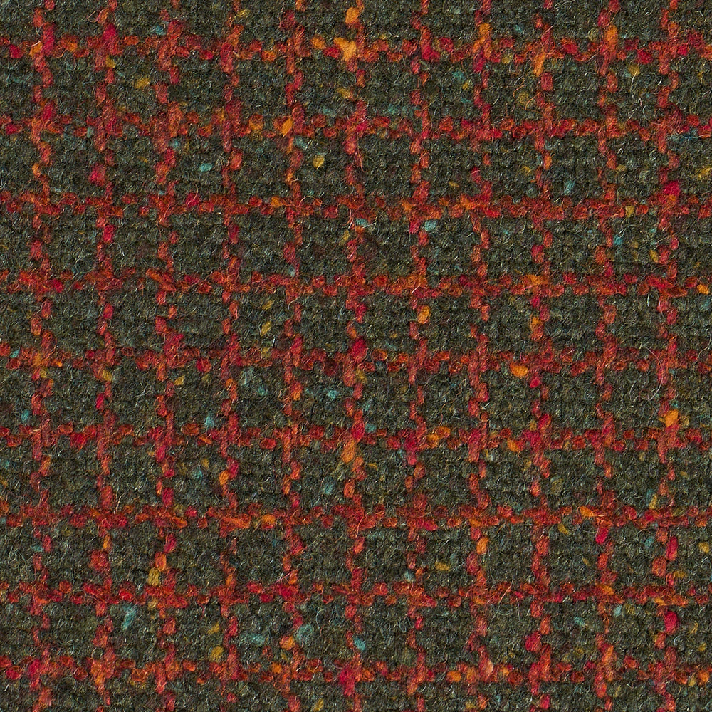 HUDSON WOOL CHECK | Forest Green