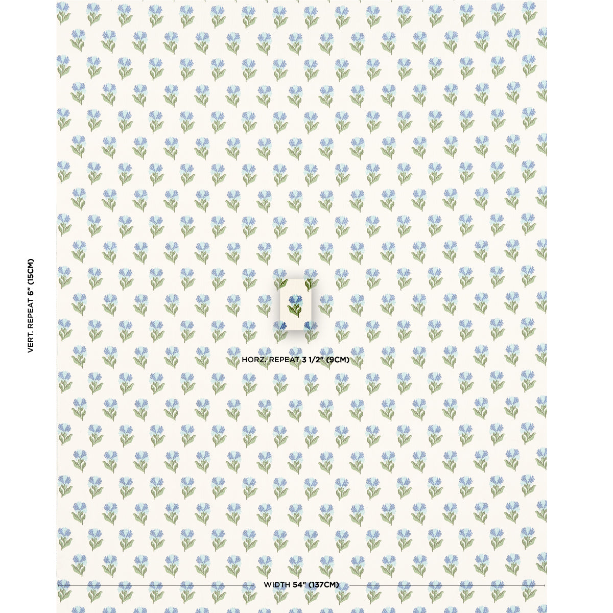 ROSINA FLORAL | Cornflower