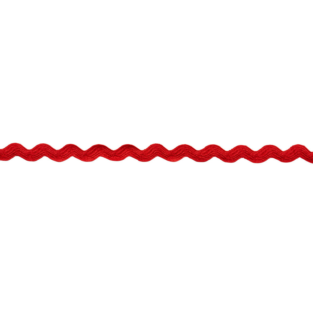 NASTRO RIC RAC MEDIO | ROSSO