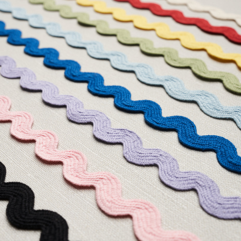 NASTRO RIC RAC MEDIO | BLU SCURO