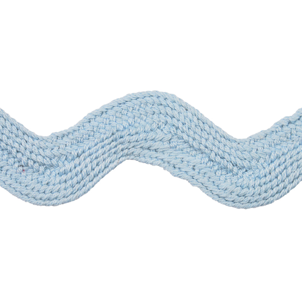 NASTRO RIC RAC GRANDE | BLU PALLIDO