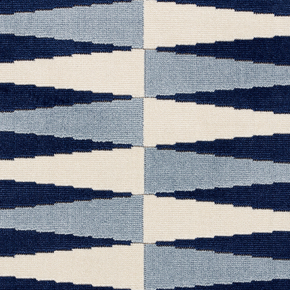 VELLUTO TAGLIO BACKGAMMON | BLU