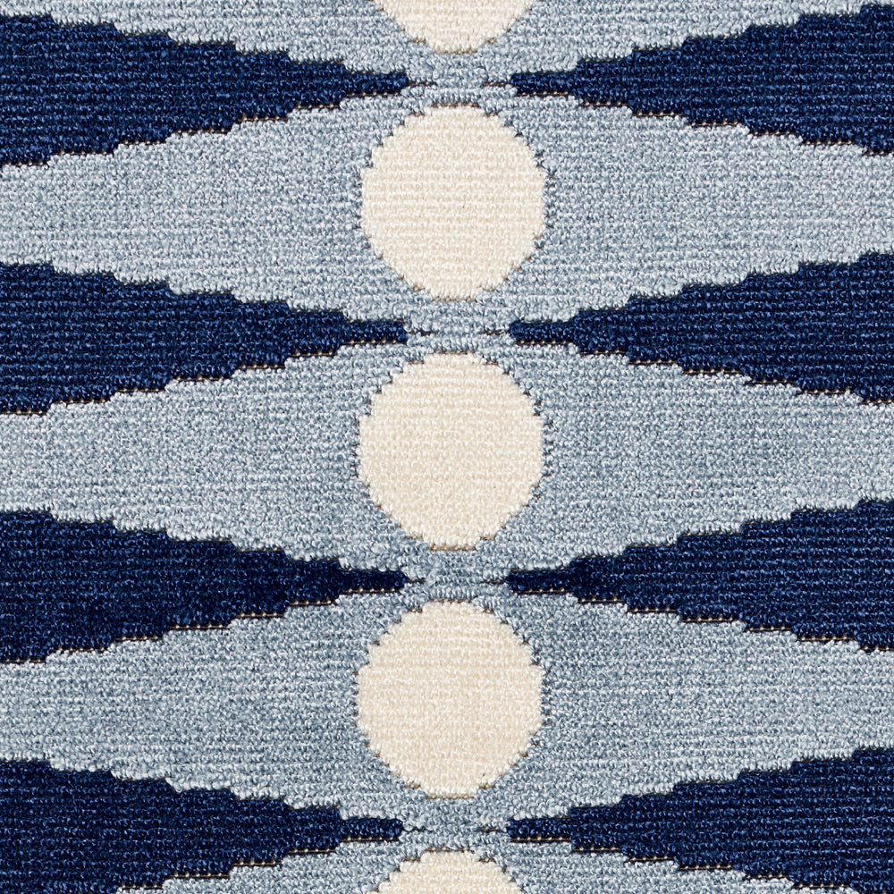 VELLUTO TAGLIO BACKGAMMON | BLU