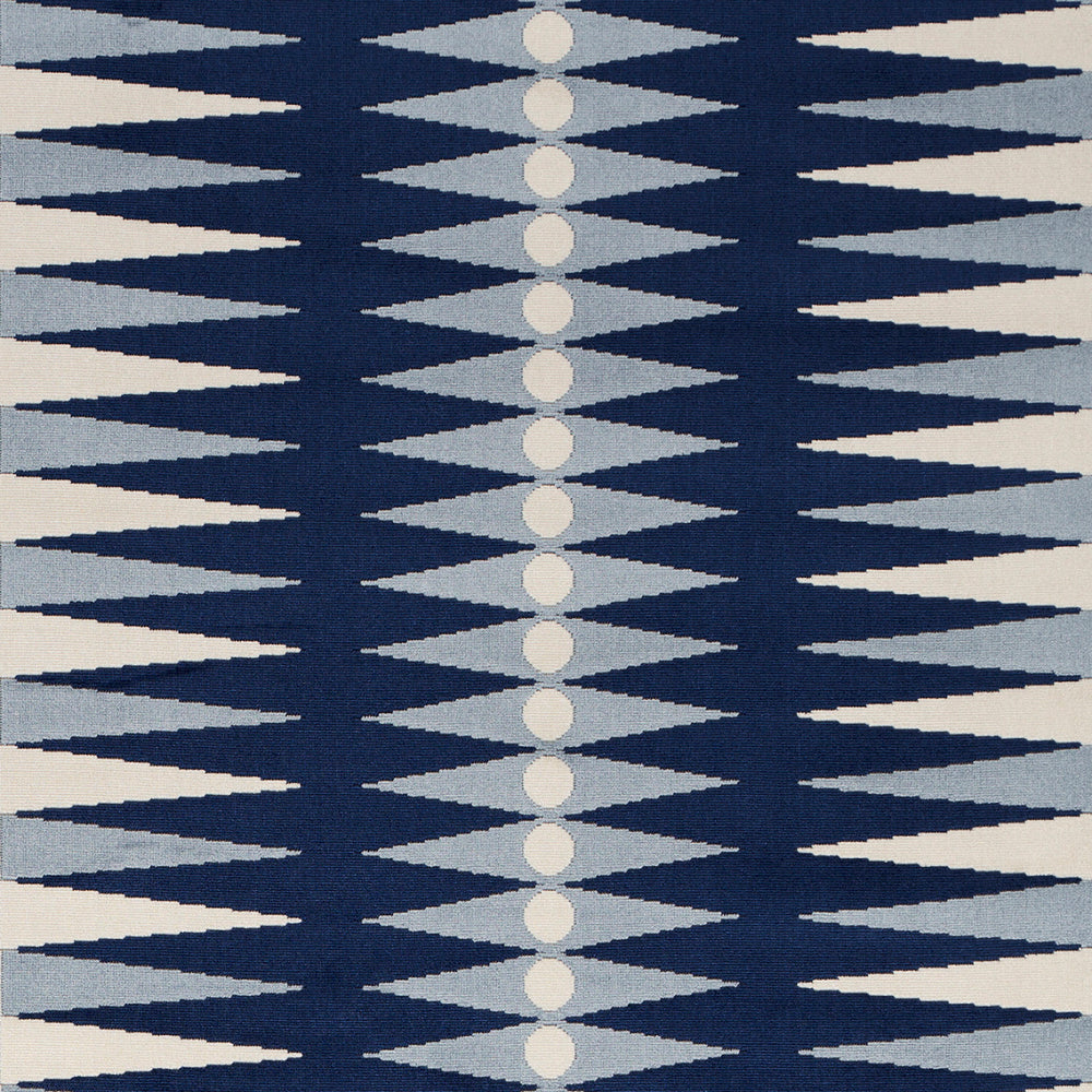 VELLUTO TAGLIO BACKGAMMON | BLU