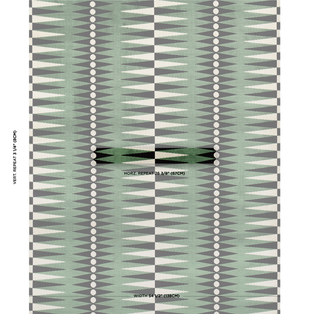 VELLUTO TAGLIO BACKGAMMON | VERDE