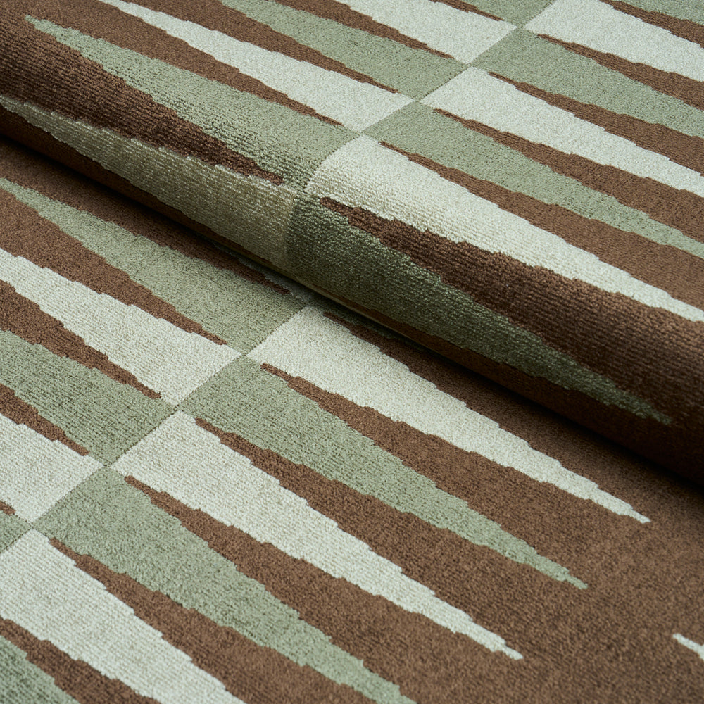 BACKGAMMON CUT VELVET | Verdure