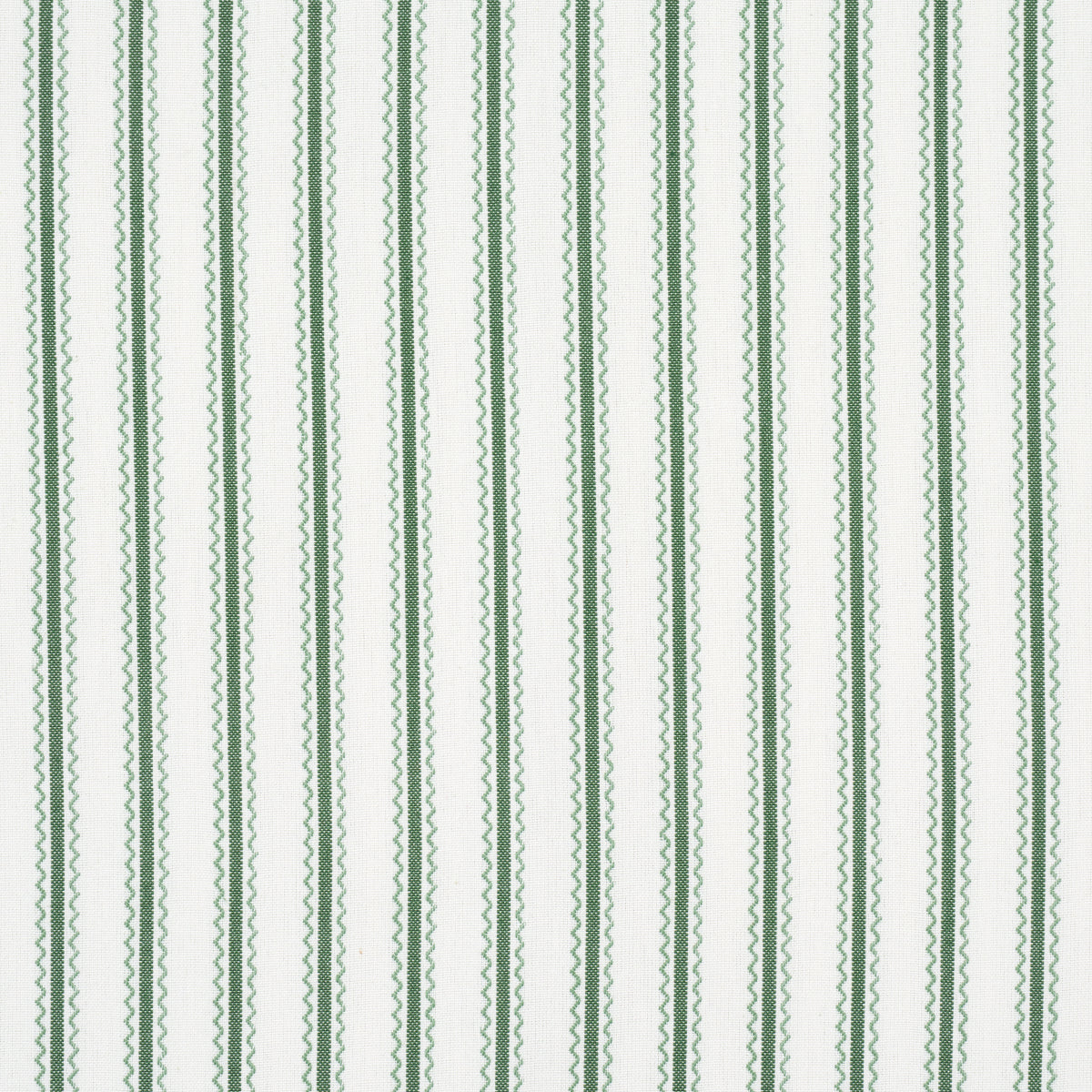 BIRDIE TICKING STRIPE | Leaf Green