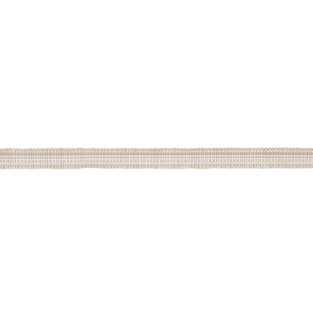 COTTON STRIÉ TAPE NARROW | Sand