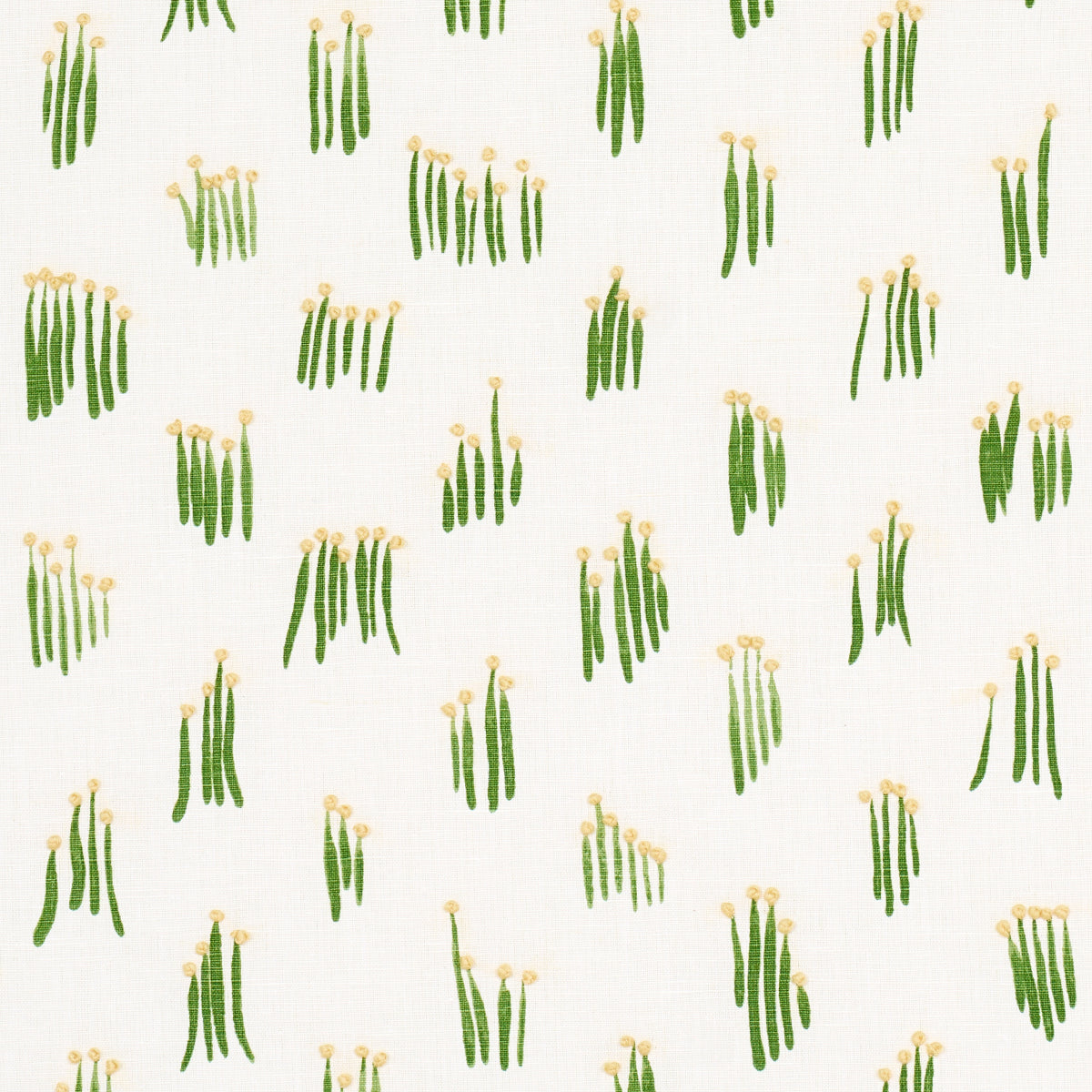MEADOW BUTTON HAND EMBROIDERY | Yellow