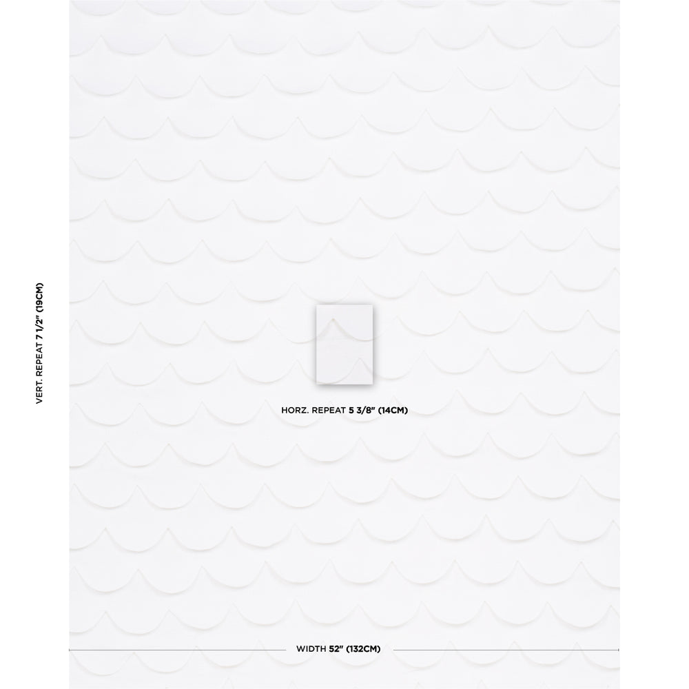 PREP SCHOOL HAND PIECED SCALLOP | White