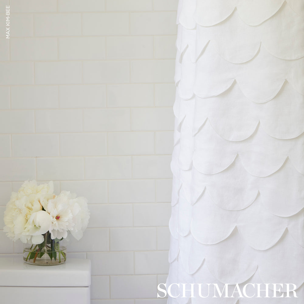 PREP SCHOOL HAND PIECED SCALLOP | White