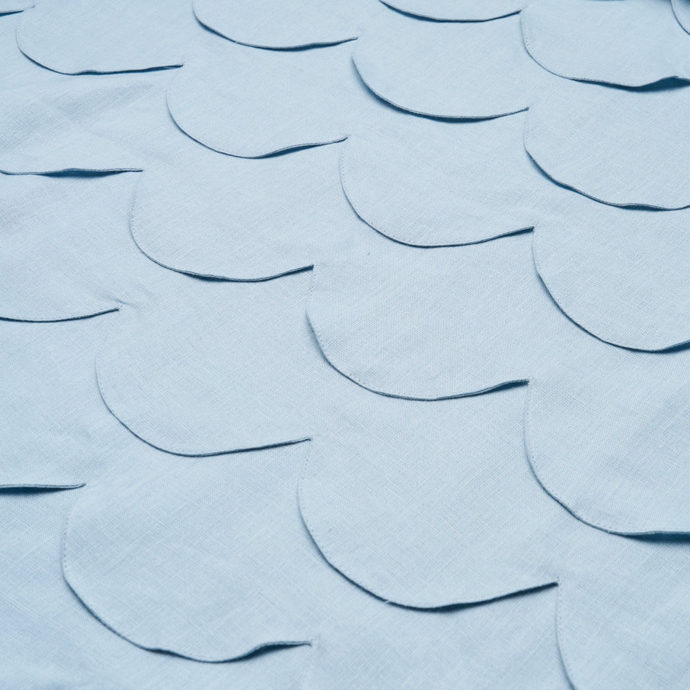PREP SCHOOL HAND PIECED SCALLOP | Blue