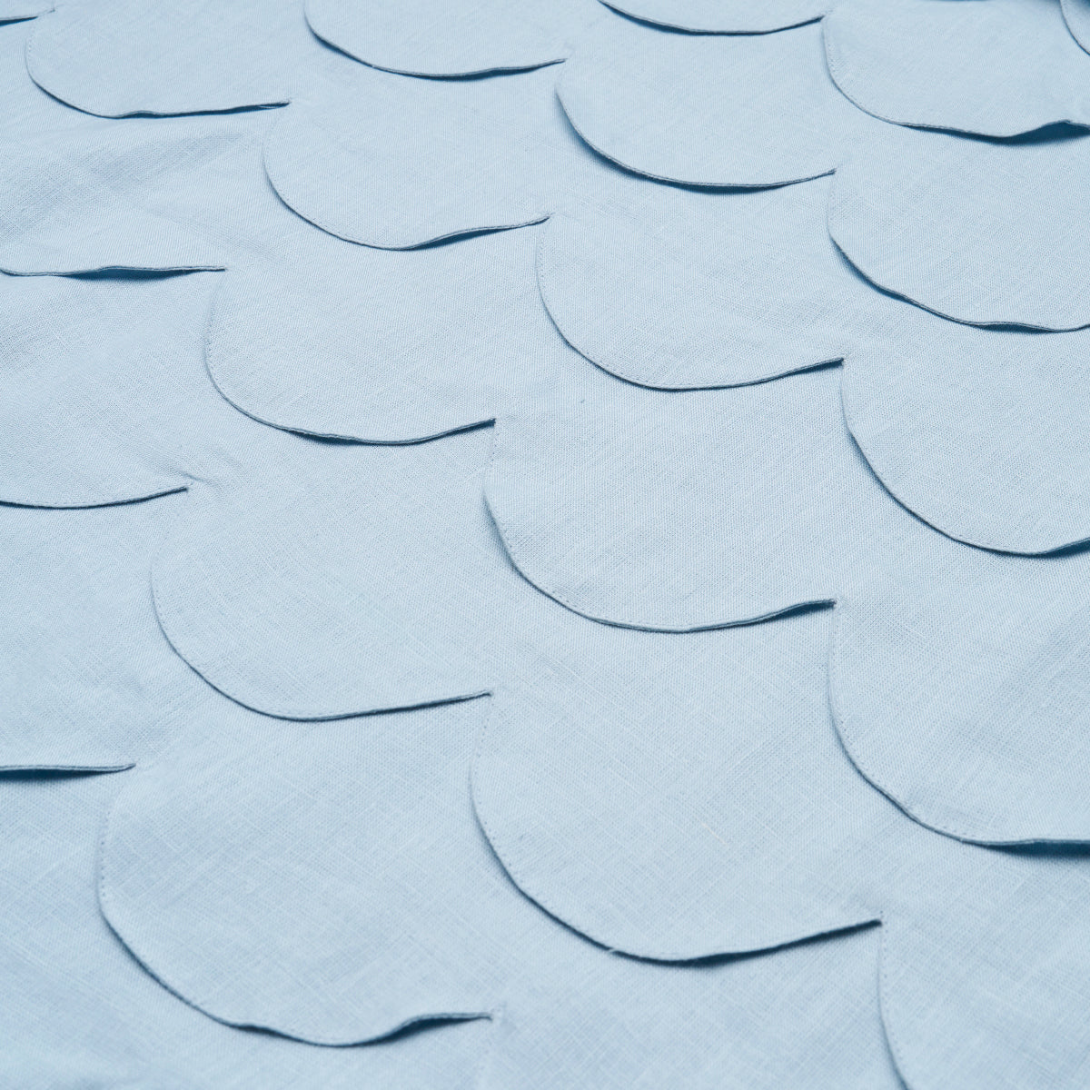 PREP SCHOOL HAND PIECED SCALLOP | Blue