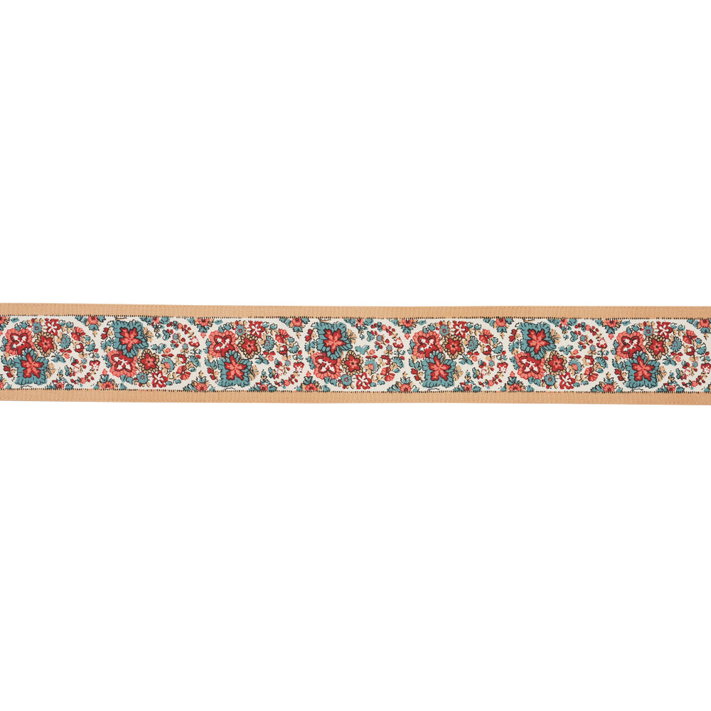 BORDI INES PAISLEY | ROSSO E NERO